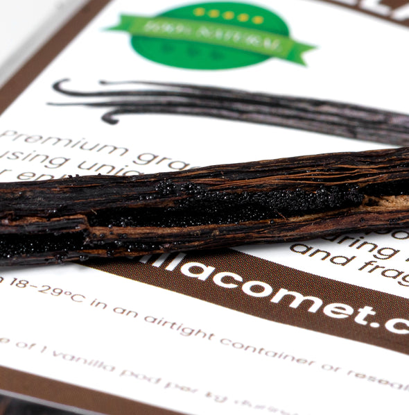 Bourbon All Natural Vanilla Beans, Tahitian